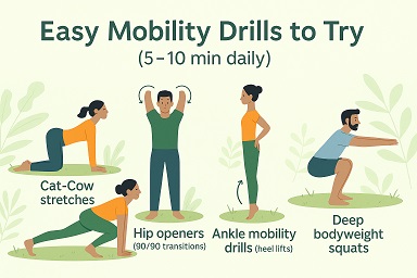 Easy mobility Drills