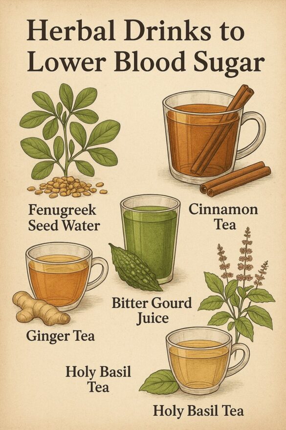 Herbal Drinks to Lower Blood Sugar