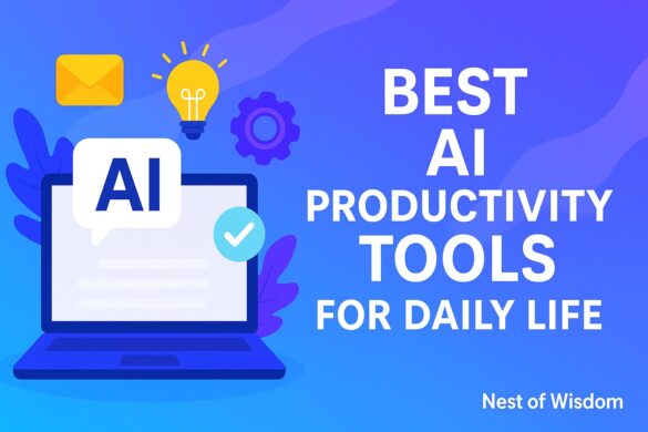 Best AI Productivity Tools feature image illustration