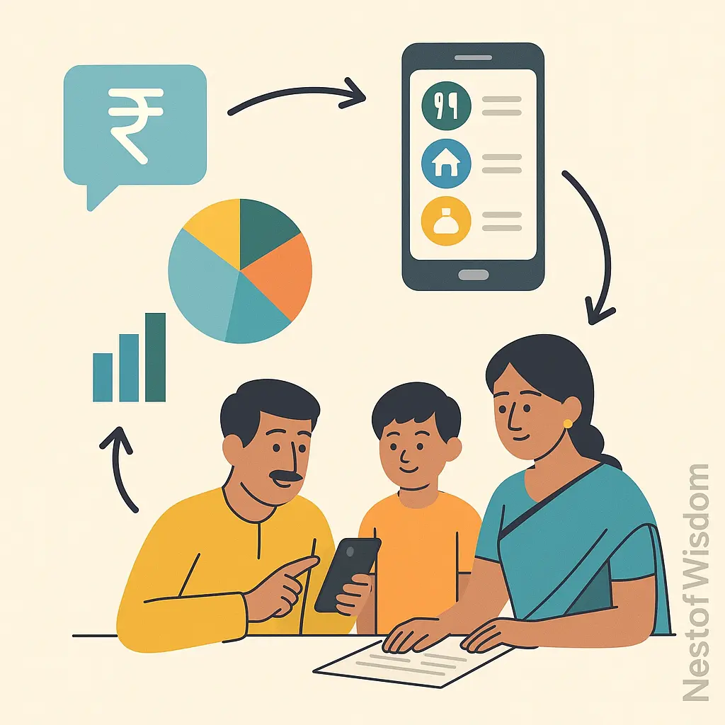 Best Budgeting Apps for Indian Families – How budgeting apps work from SMS alert to categories to charts to family review