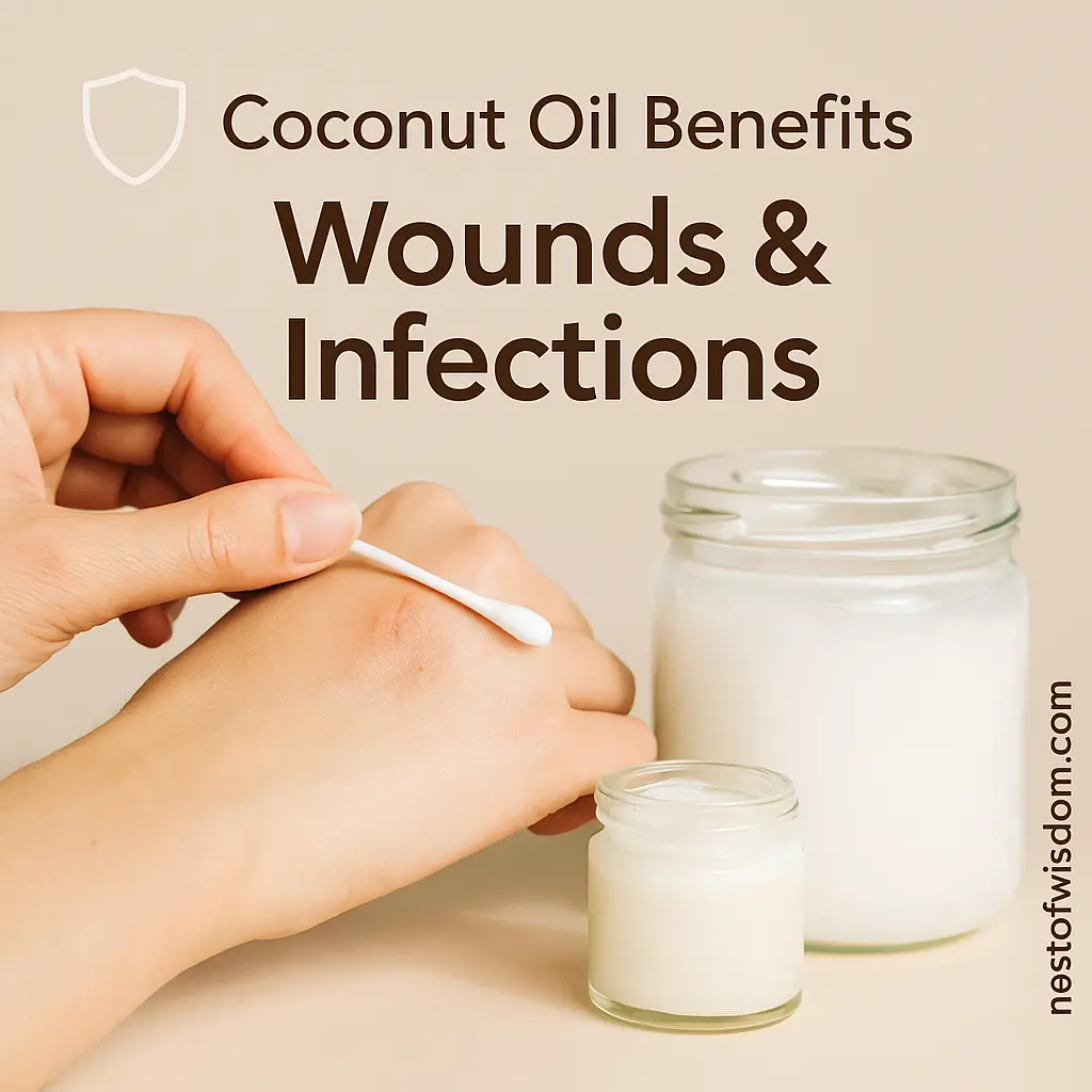 Coconut Oil Benefits for Wound Healing and Antimicrobial Protection