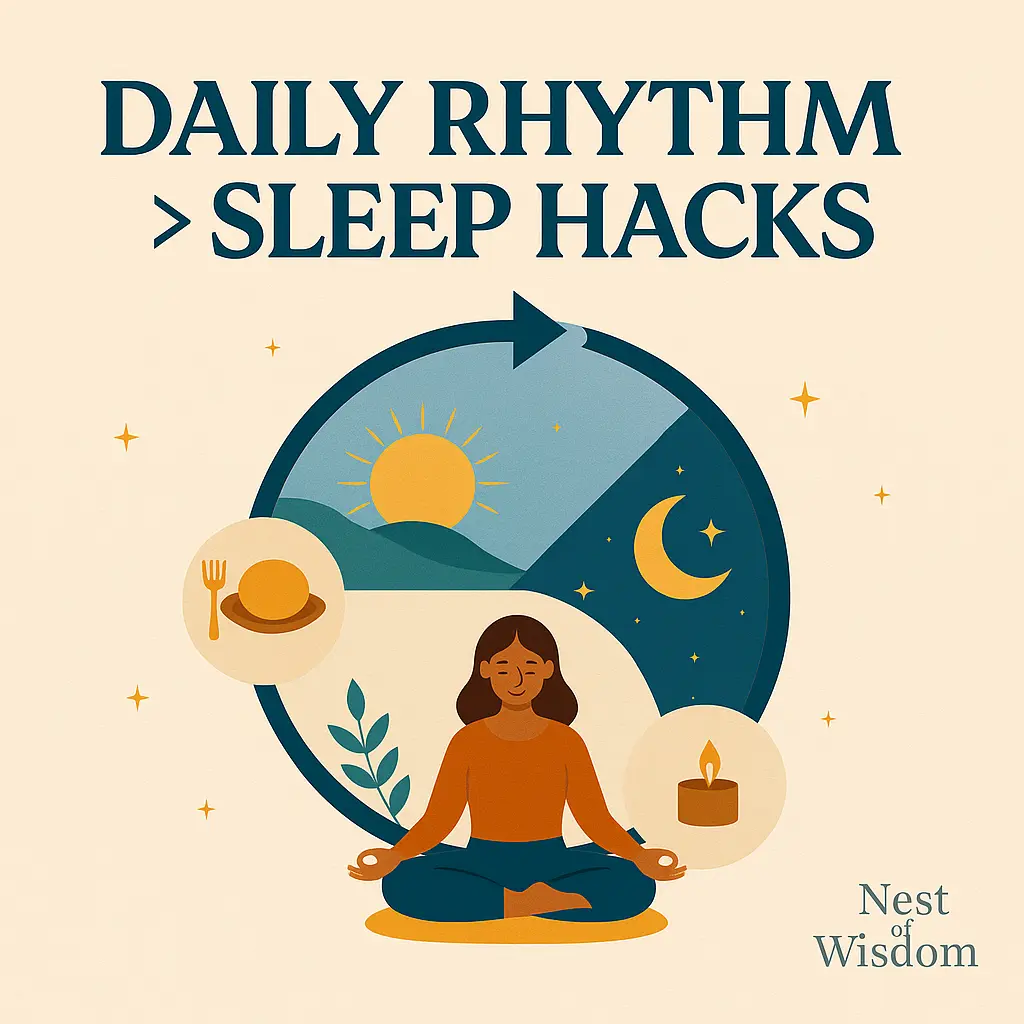 Daily Habits for Better Sleep – circadian rhythm and consistent daily routine