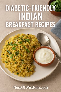 Diabetic-Friendly Indian Breakfast Recipes Featured Image