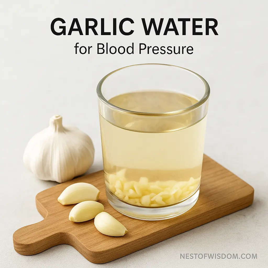 Garlic Water — herbal drink for blood pressure support