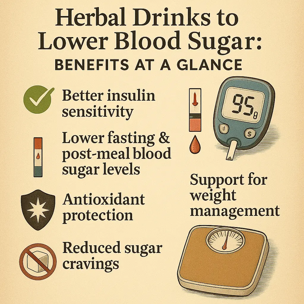Herbal Drinks to Lower Blood Sugar