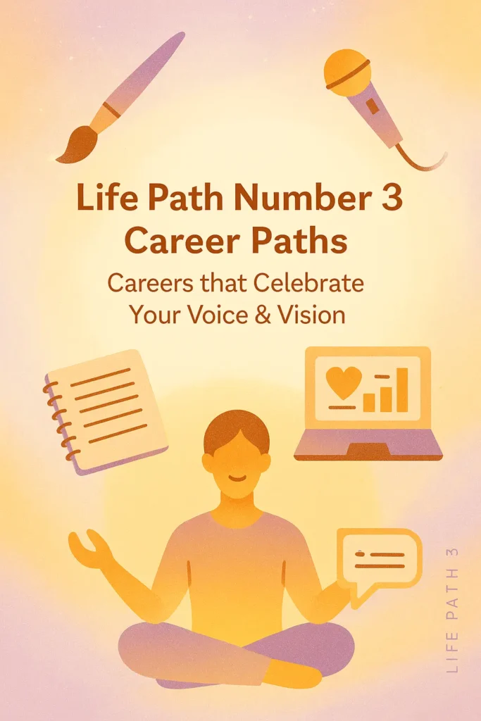 Life Path Number 3 career paths – creative and expressive professions