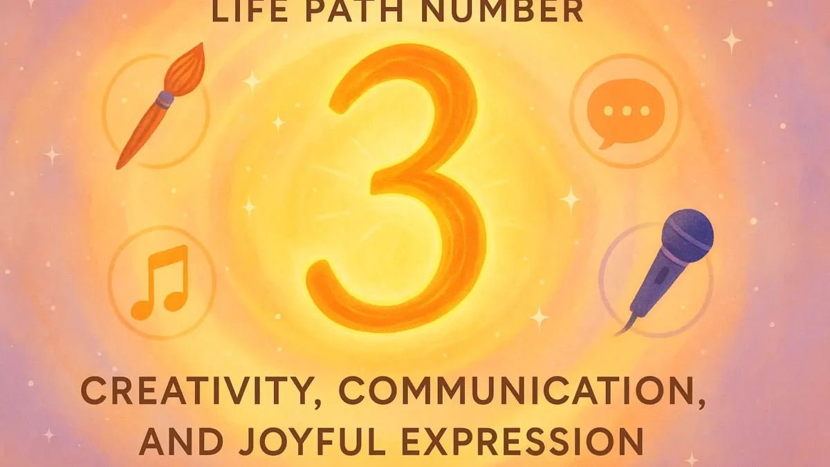 🔢 Life Path Number 3 – Creative Personality Traits, Love & Career Insights