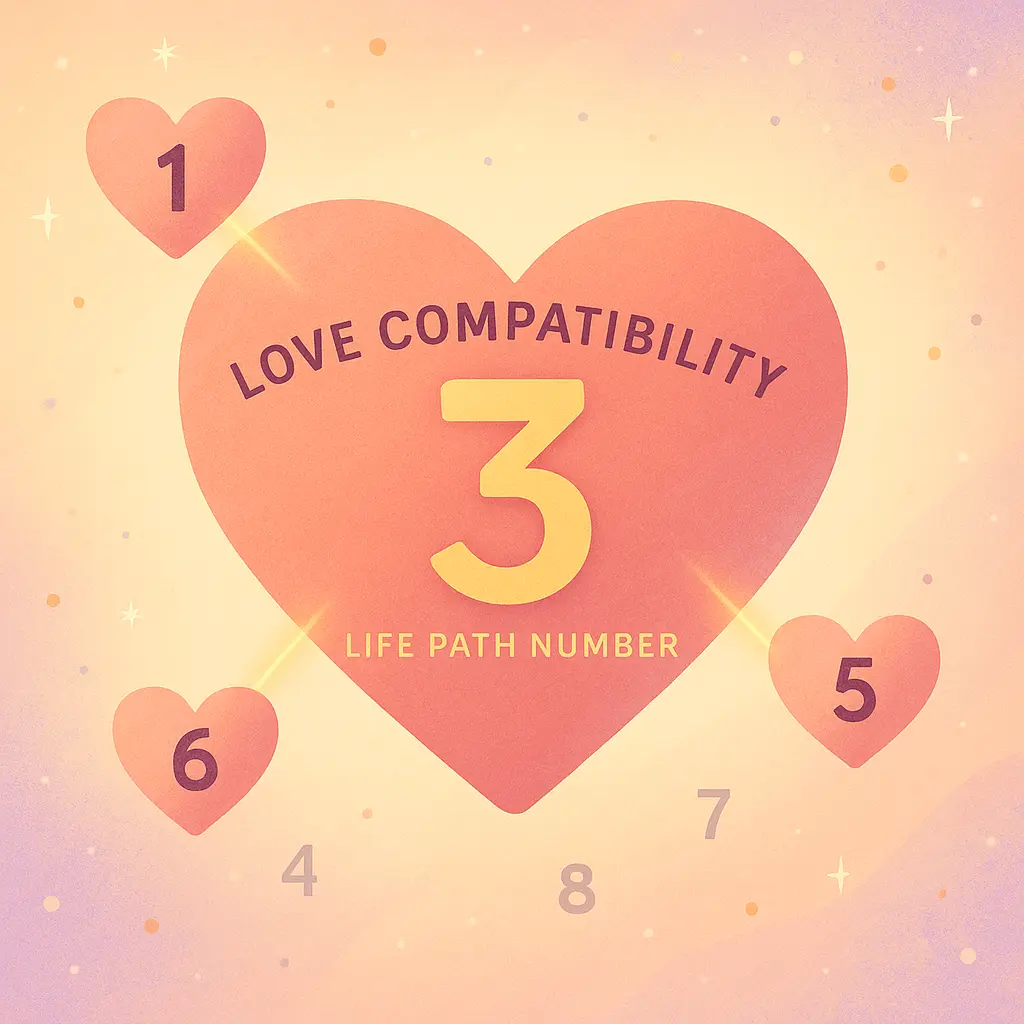 Life Path Number 3 love compatibility – best matches and relationship energy