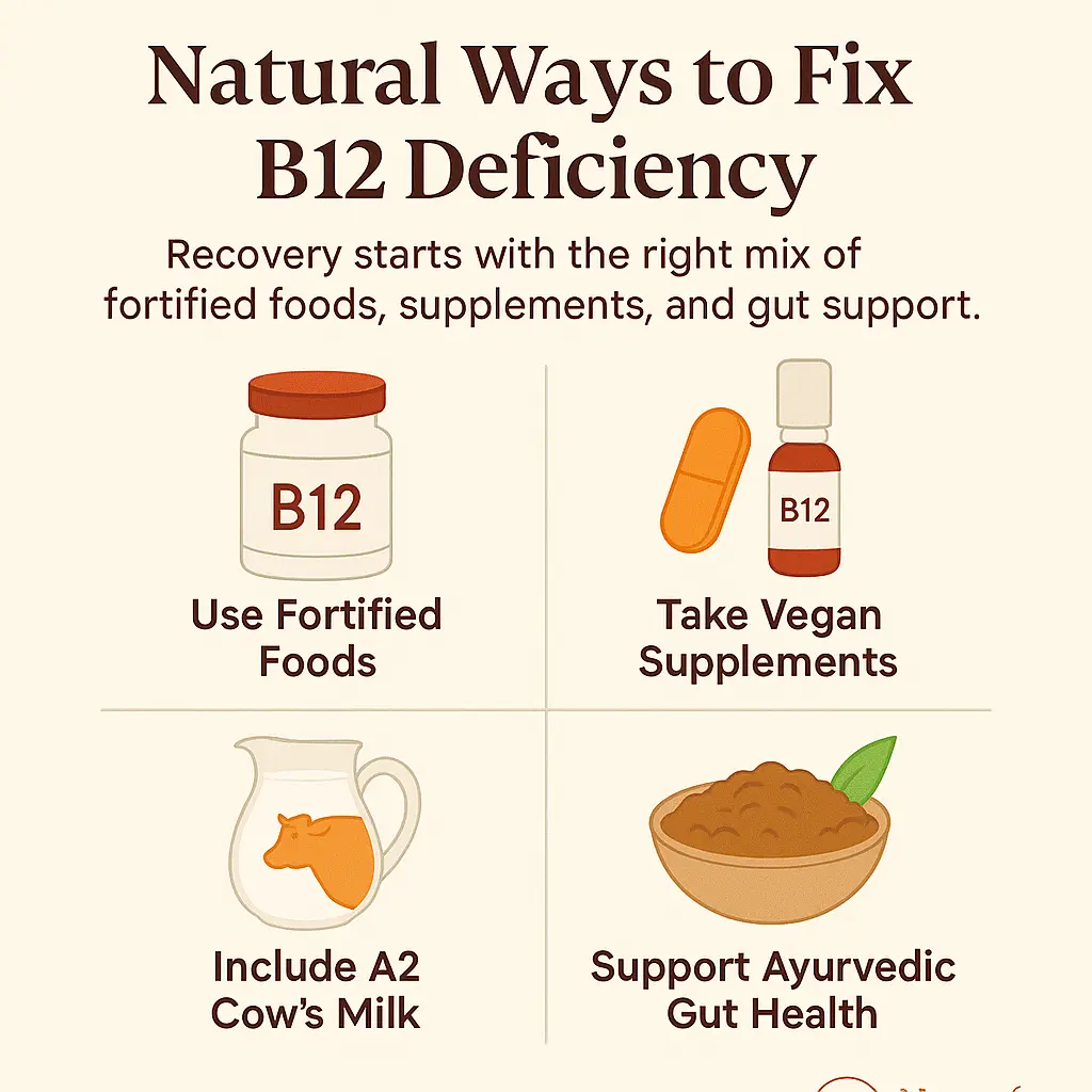 Vitamin B12 deficiency in vegetarians – natural solutions and foods