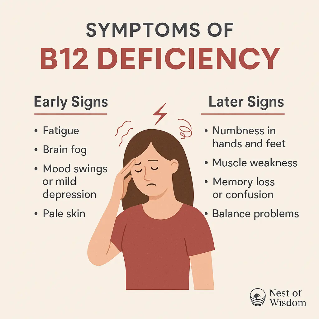 Vitamin B12 deficiency in vegetarians – symptoms and warning signs