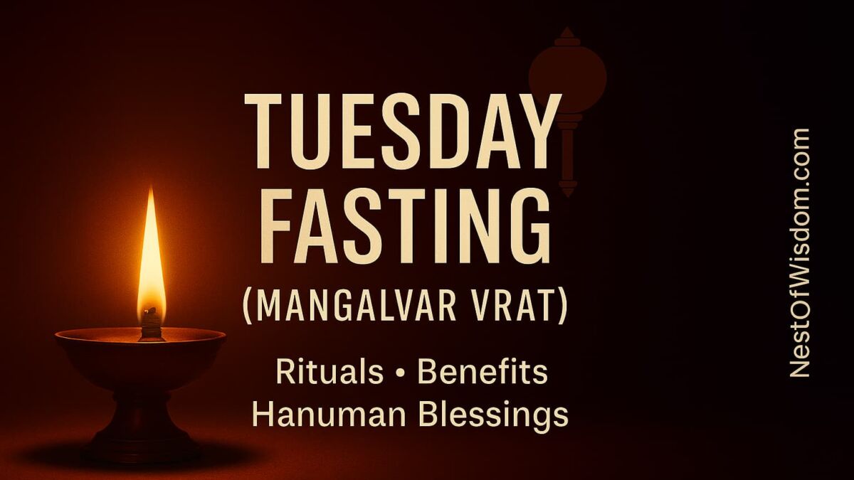 🌟 Tuesday Fasting (Mangalvar Vrat) — Complete Guide to Rituals, Sattvic Diet, Mantras, Parana & Blessings