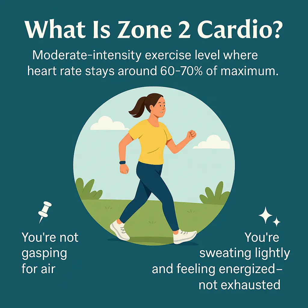 Zone 2 Cardio and Mobility Training – what is Zone 2 infographic