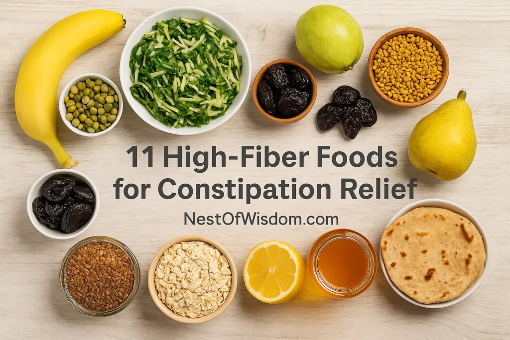 11 High-Fiber Foods for Constipation Relief