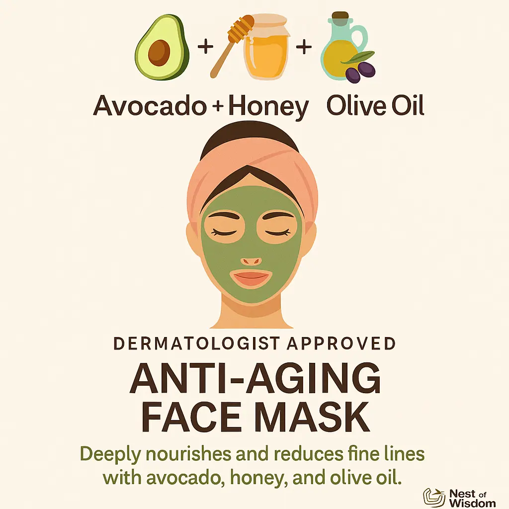 Avocado Honey Olive Oil – Dermatologist Approved Anti-Aging Face Mask
