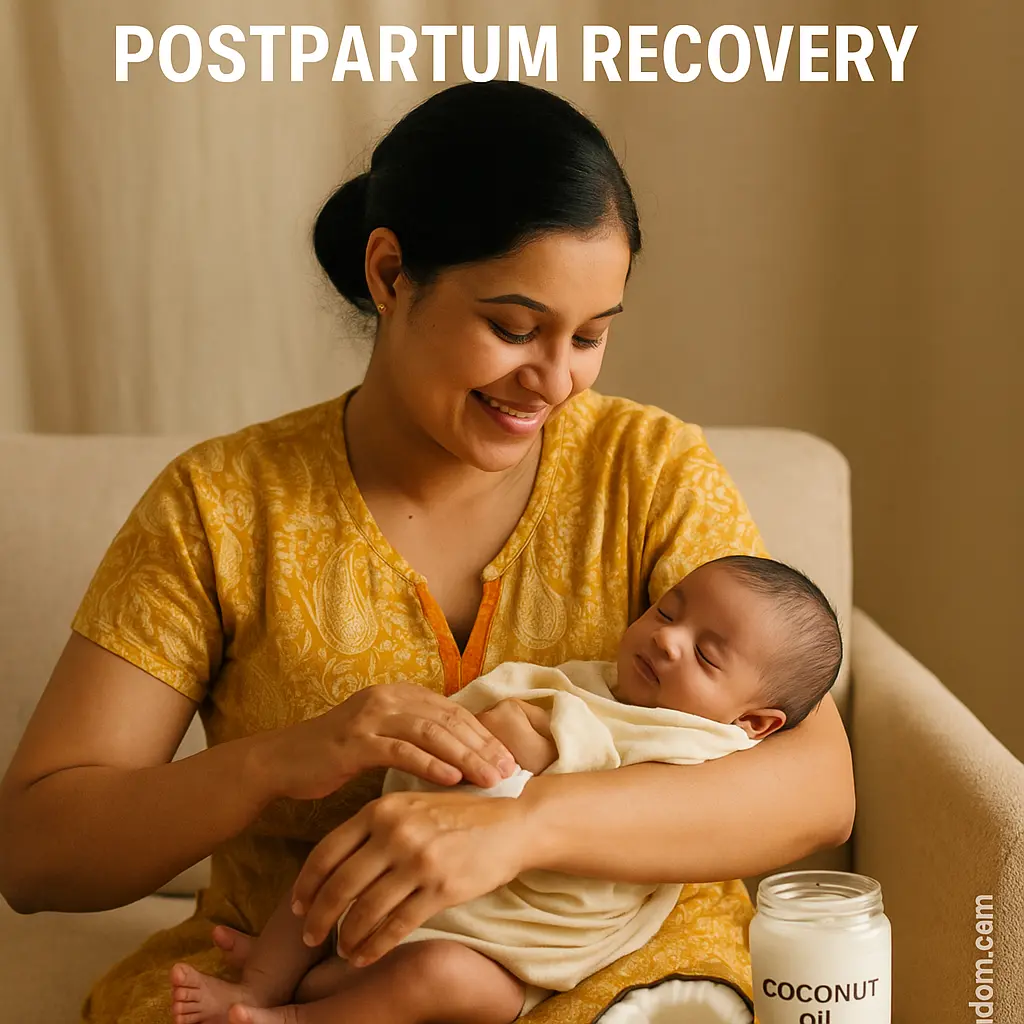 Coconut Oil Benefits for Postpartum Recovery in Tamil Traditions