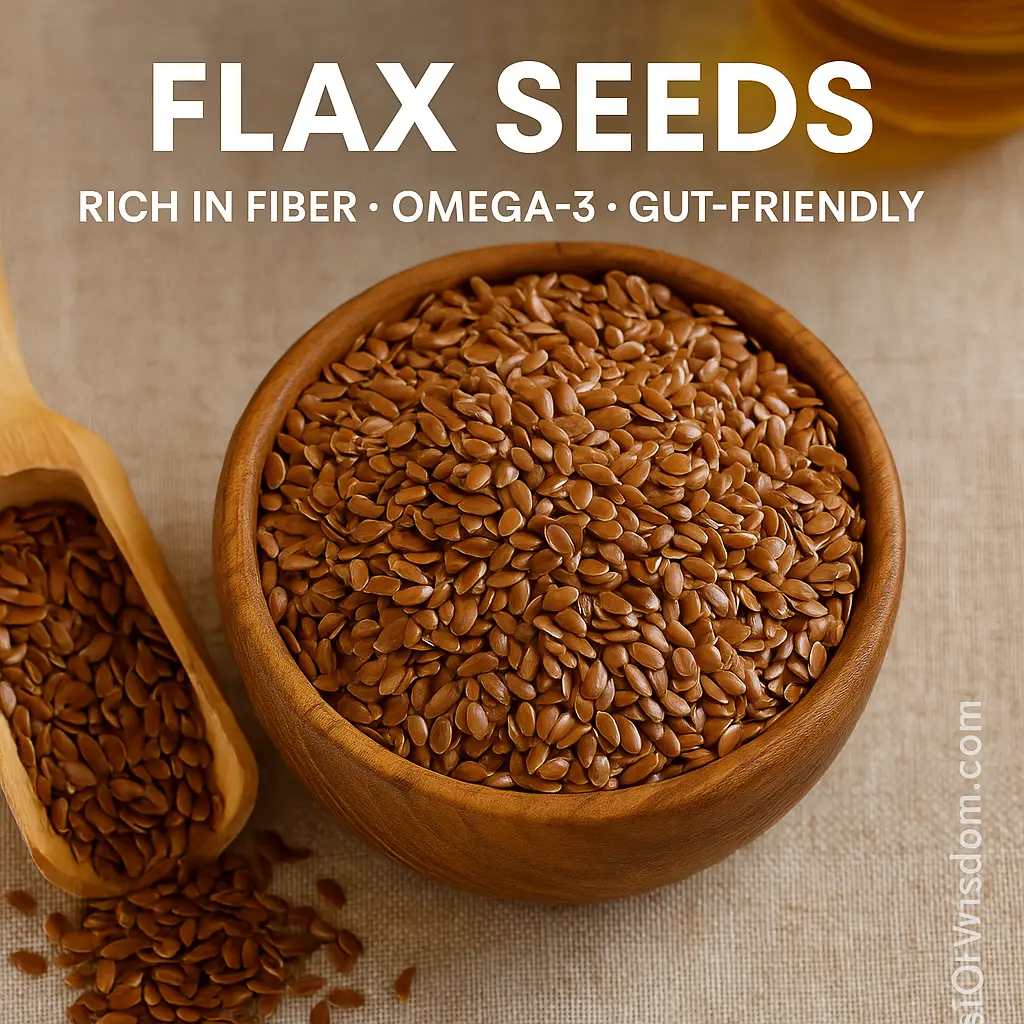 Flax Seeds - High-Fiber Food for Constipation Relief