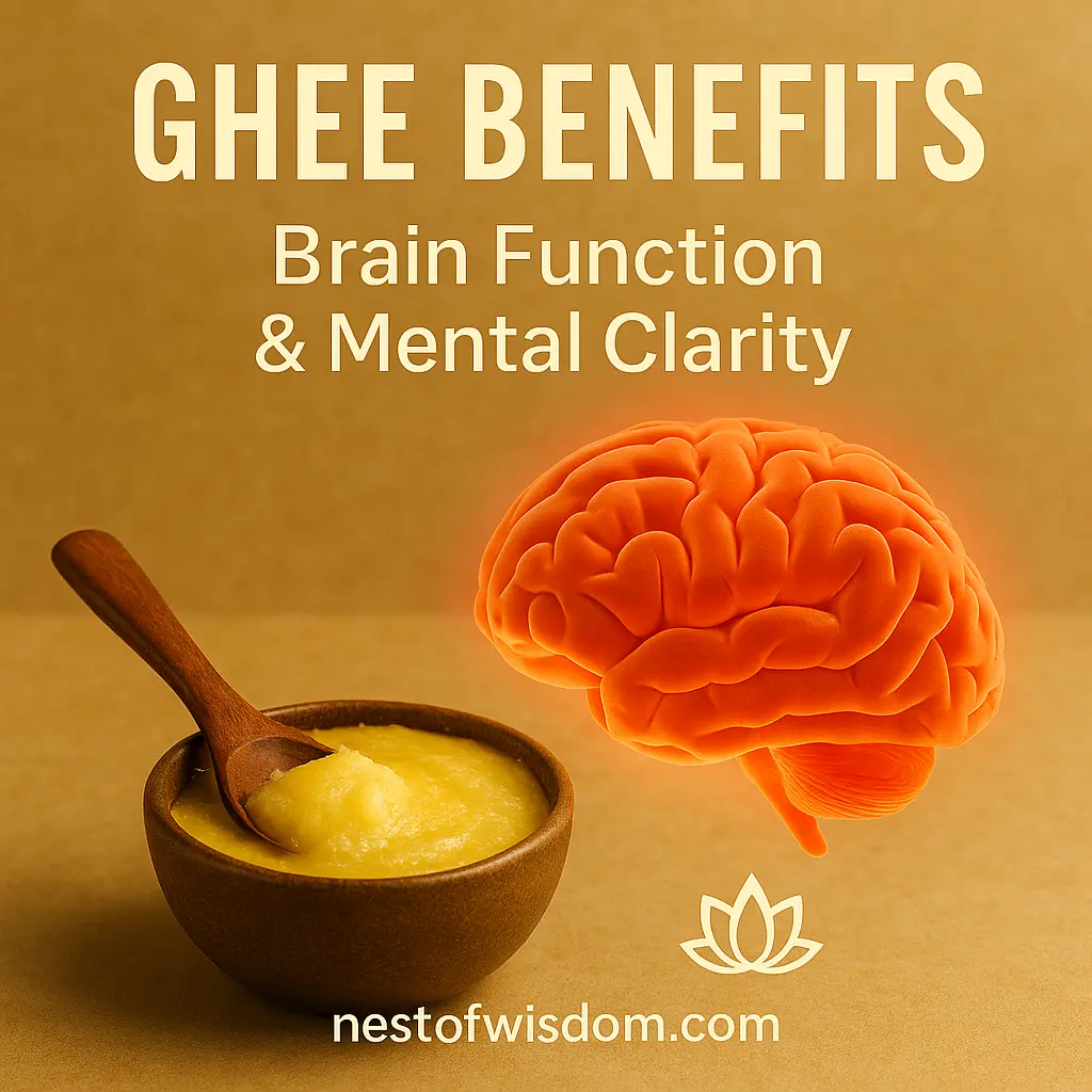 Ghee Benefits for Brain Function and Mental Clarity with Healthy Fats
