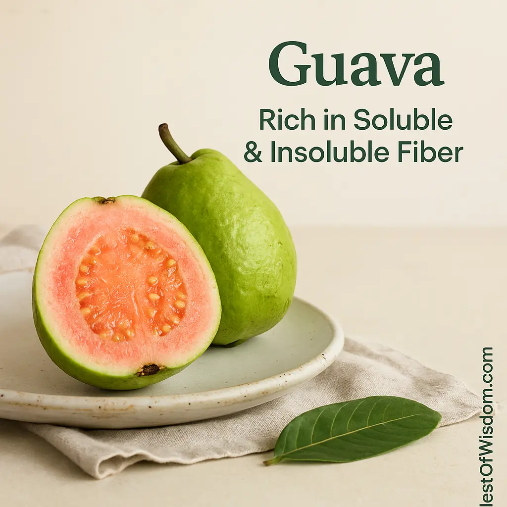 Guava for Constipation Relief – High-Fiber Fruit