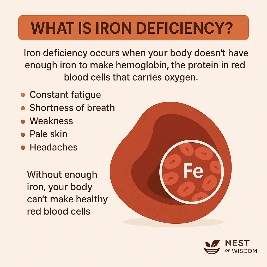 Iron deficiency – what it is and why it happens