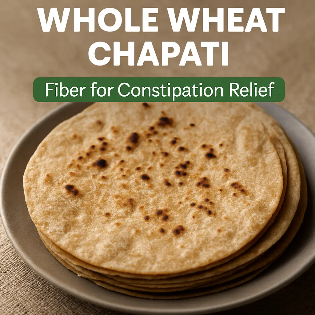 Whole Wheat Chapati for Constipation Relief – High-Fiber Indian Food