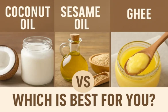 Coconut Oil vs Sesame Oil vs Ghee – Which is Best?