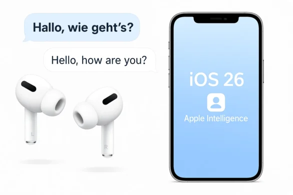 Apple Intelligence iOS 26 — AirPods live translation with iPhone