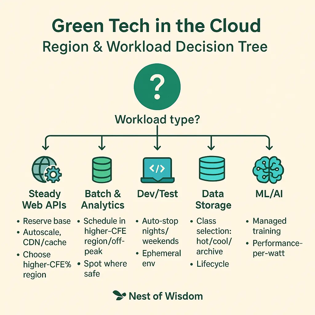 Green Tech in the Cloud rollout flowchart