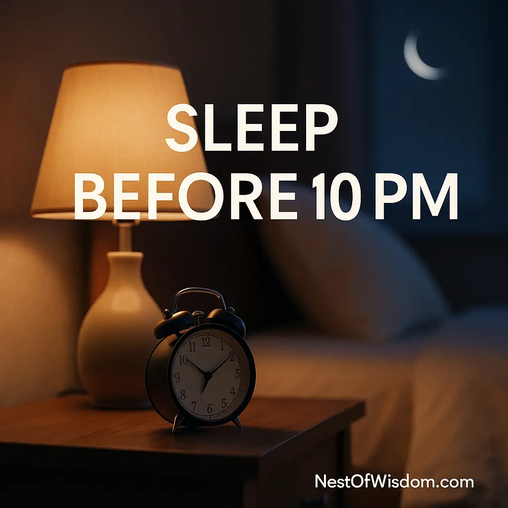 Daily Habits for Weight Loss — sleeping before 10 PM for hormone balance