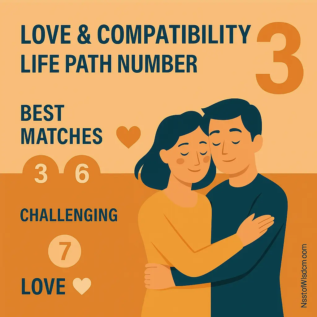 Love and Compatibility of Life Path Number 33 – Best Matches 6, 9, 2; Challenging Matches 4, 8