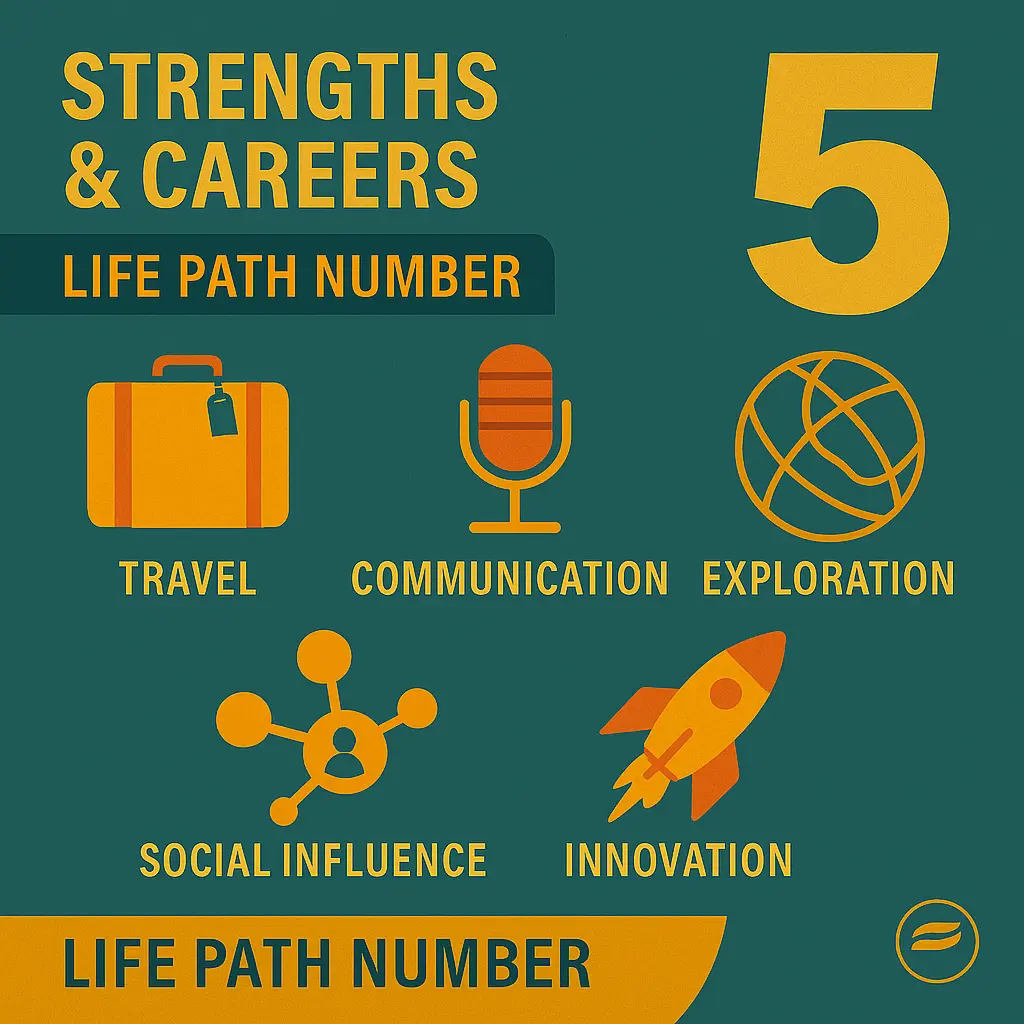 Life Path Number 5 Strengths and Careers