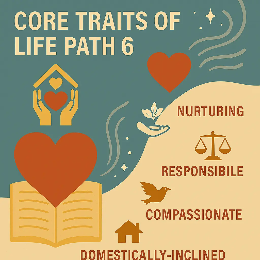 Core Traits of Life Path Number 6 – Compassionate, Responsible, Protective, Nurturing, Loyal