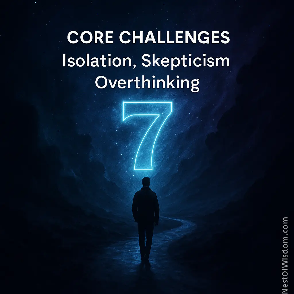 Life Path Number 7 Core Challenges – Isolation, Skepticism, Overthinking