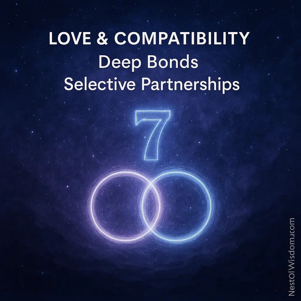 Life Path Number 7 Love and Compatibility – Deep Bonds, Selective Partnerships
